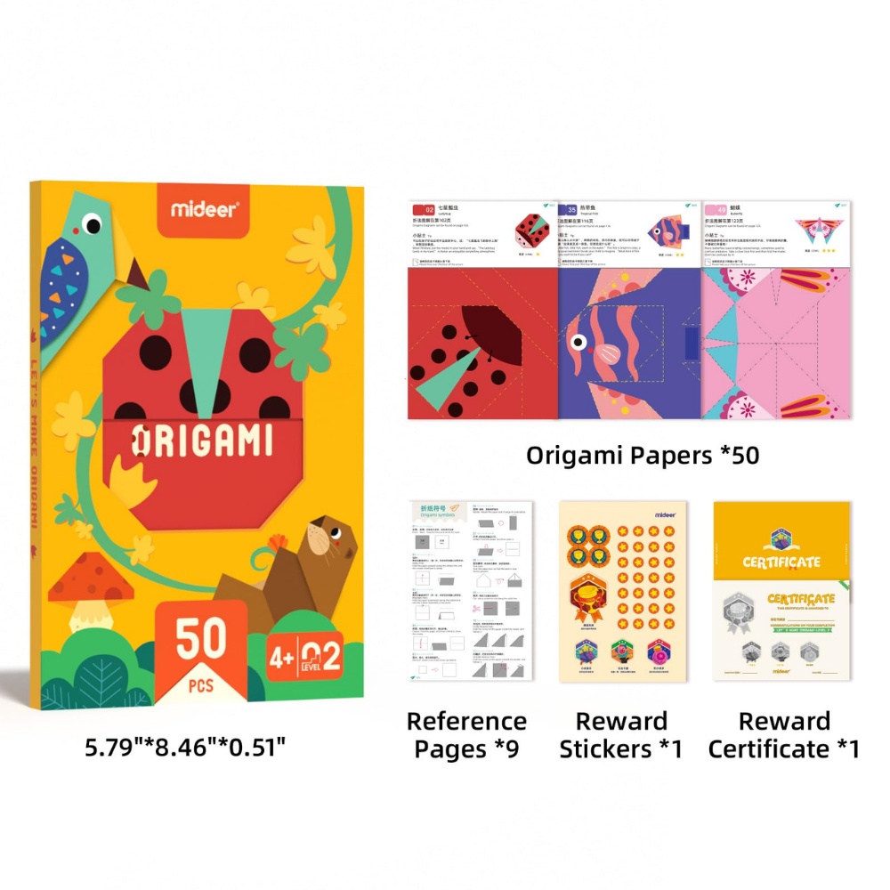 Mideer - Middle Level Orgami Arts & Crafts Set - Image 3