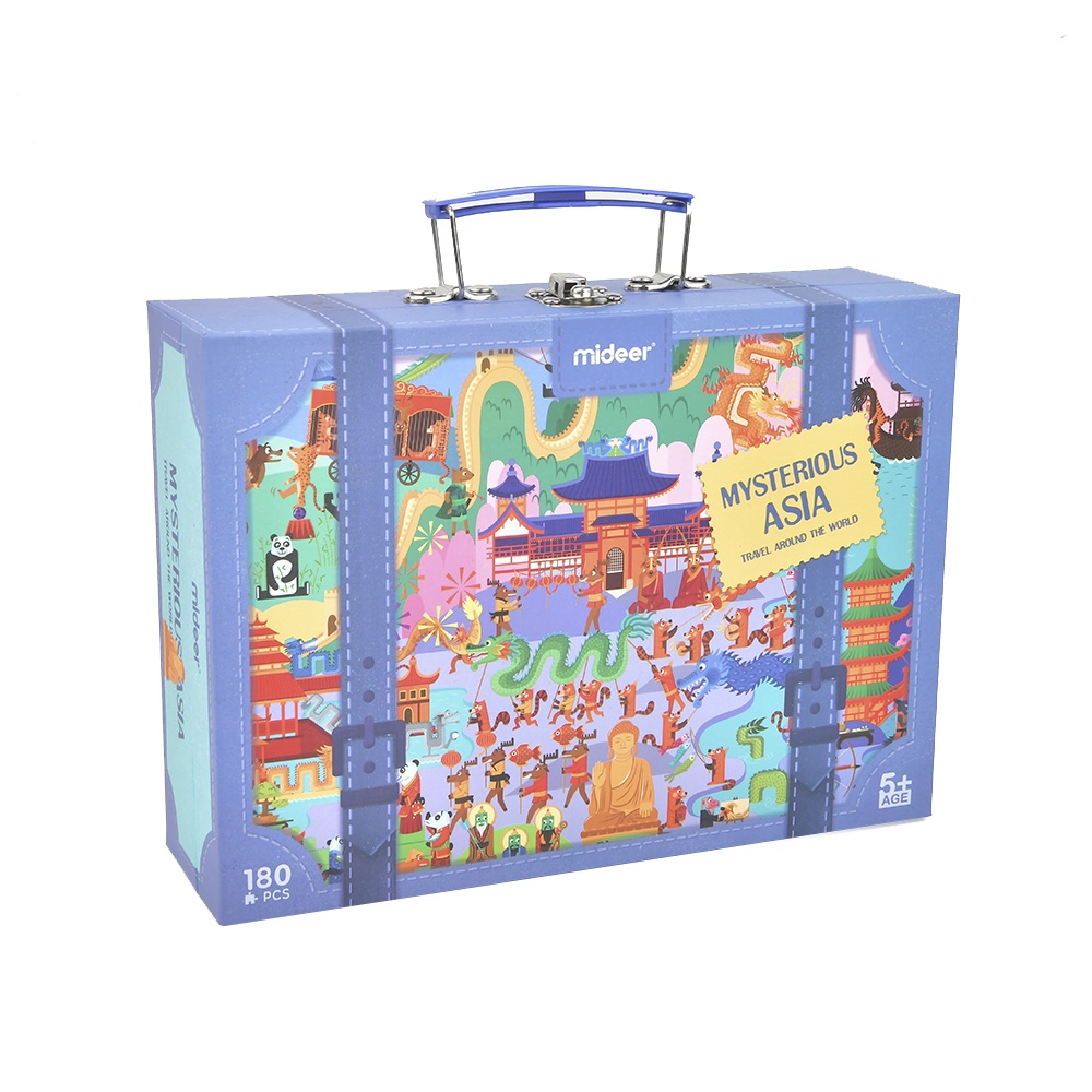 Mideer - Travel Around the World Puzzle - Mysterious Asia - 180pcs - Image 3