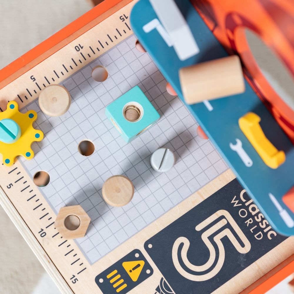 Classic World - Pretend & Play - Rocket Workbench & Tool Set - Image 6