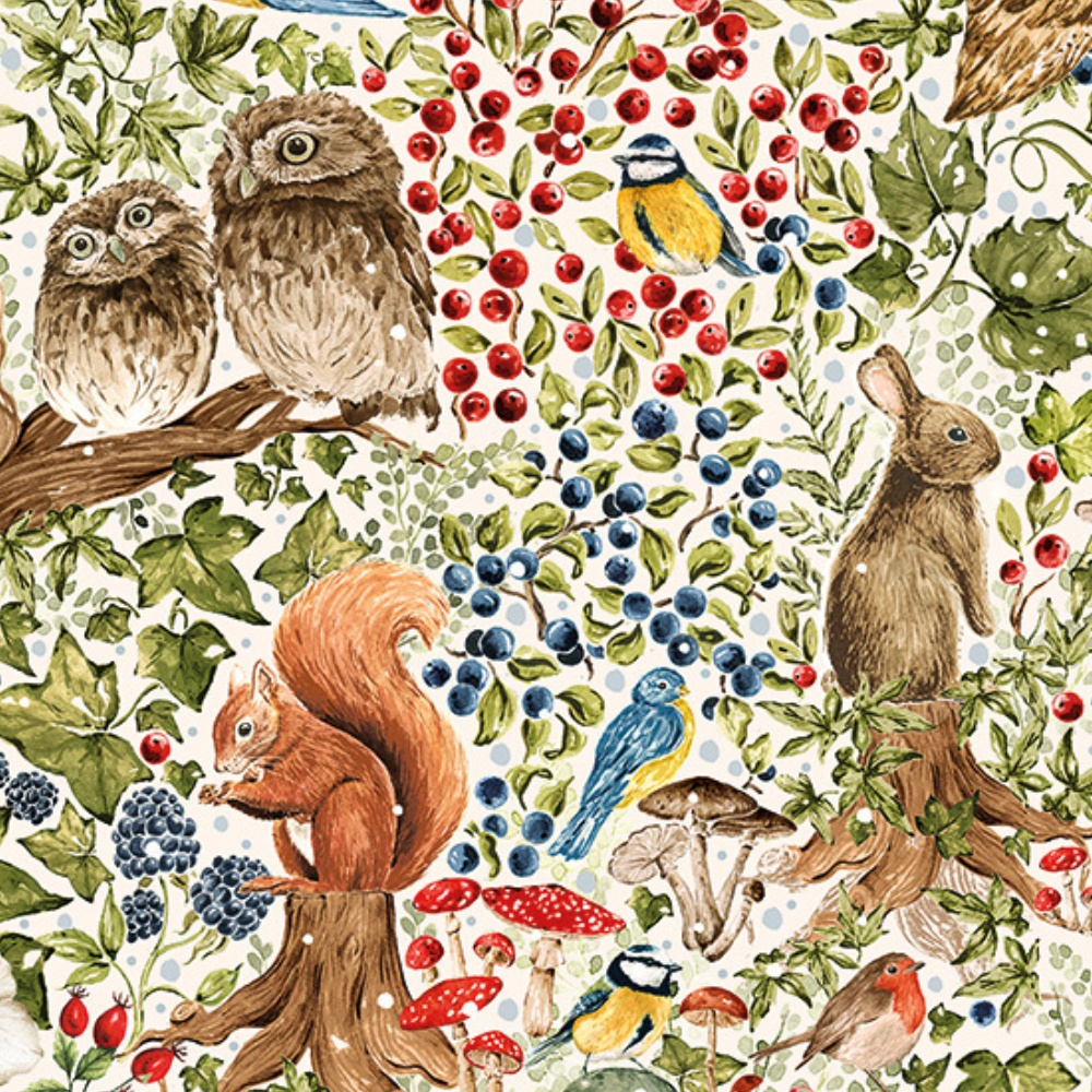 Gibsons - The Art File: Woodland Wildlife - 1000 Piece Jigsaw Puzzle - Image 3