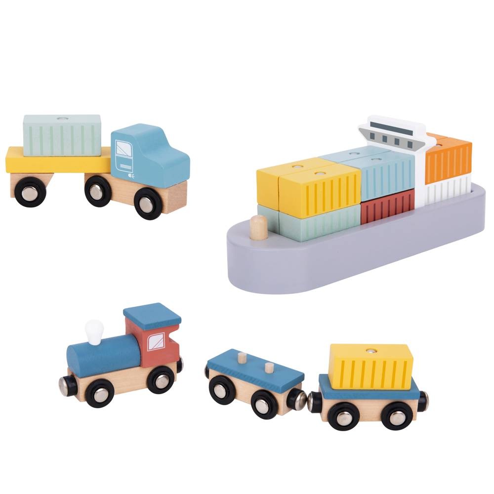 TookyToy - Pretend Play Port Crane Toy Set - Image 6