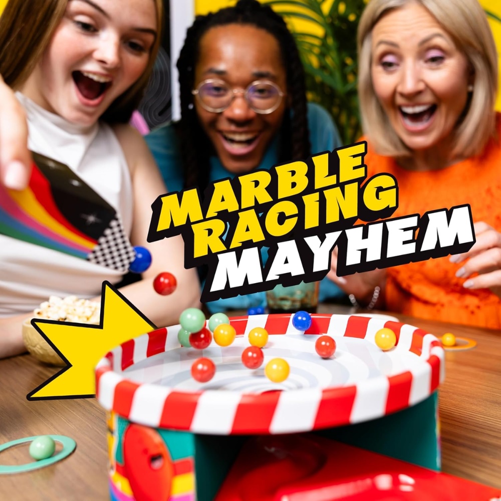 Big Potato Games - Whirly Derby - Marble Racing Family Game 2-6 Players - Image 3