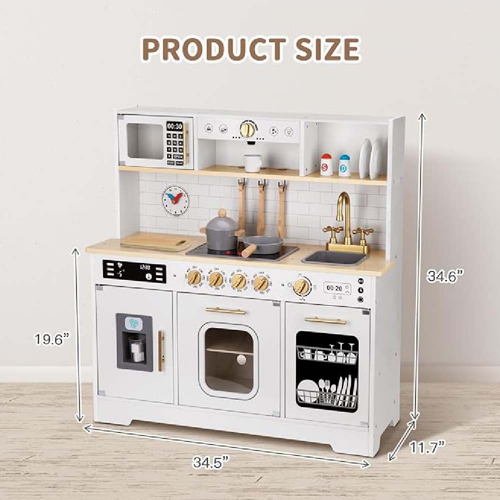 TookyToy - Pretend Play Wooden Kitchen Set - Image 5