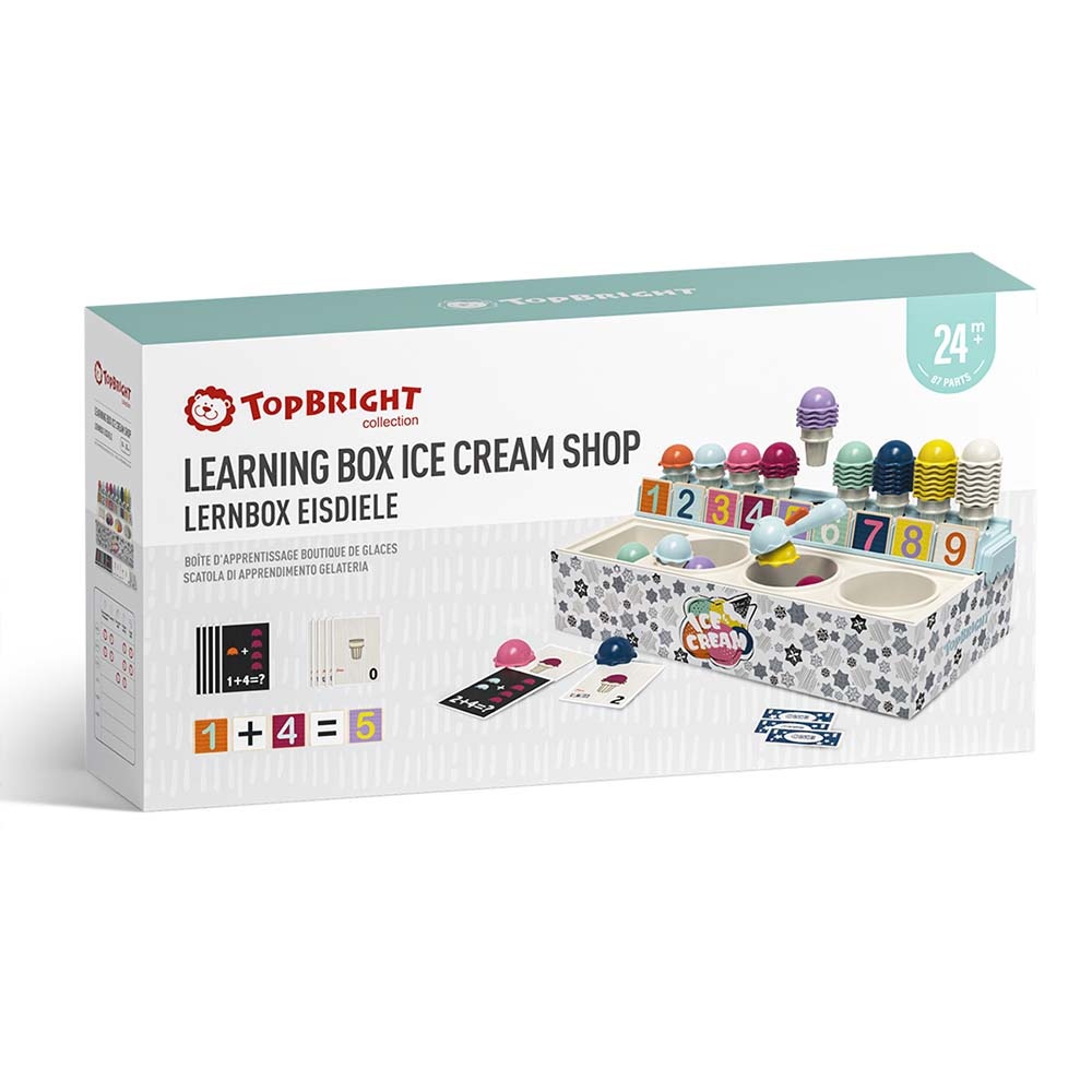 TopBright - Ice Cream Shop - Number Learning Box & Activity Cards - Image 8