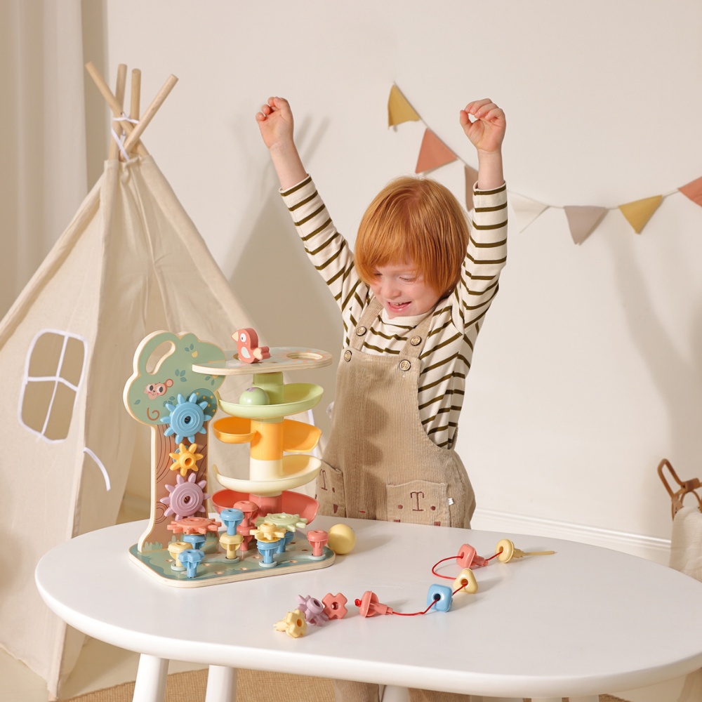 TookyToy - Montessori Tree Tower Multi-Activity Toy - Image 2