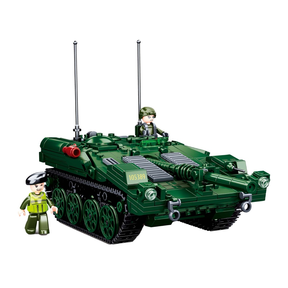 Sluban Building Set: Model Bricks - STRV103 Main Battle Tank - 692pcs - Image 2