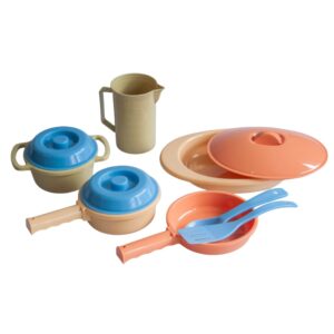 Greenbean - Pretend & Play Kitchen Set - Natural - 10pcs