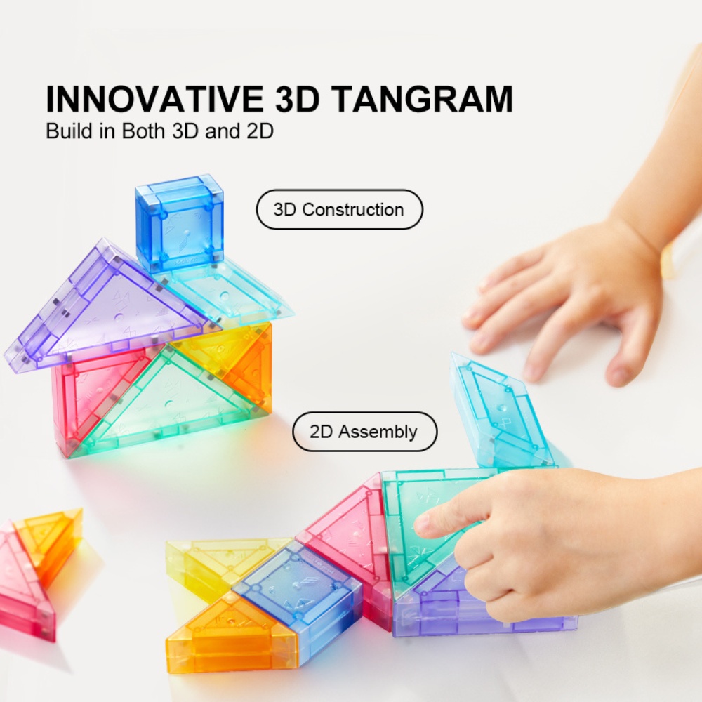 Mideer - Magnetic Tangram Activity Set - Image 6
