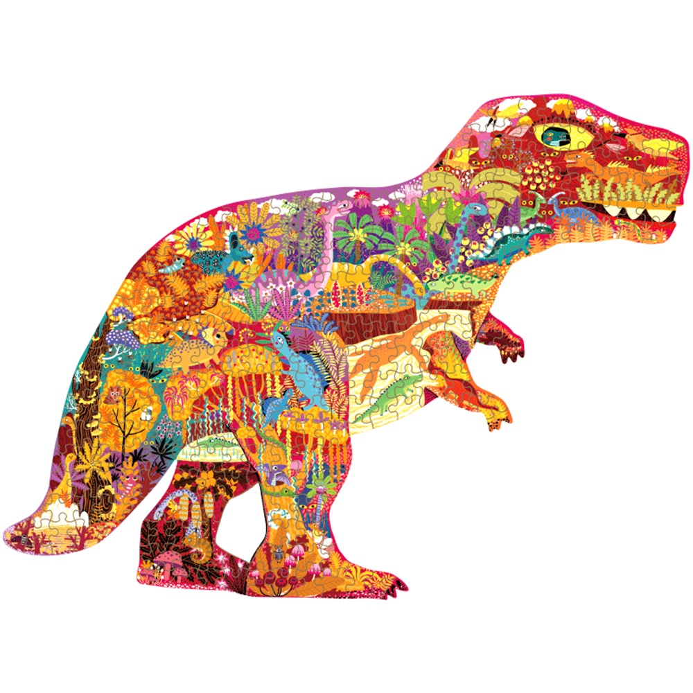 Mideer - Dinosaur Shaped Kids Jigsaw Puzzle - 280pcs - Image 2