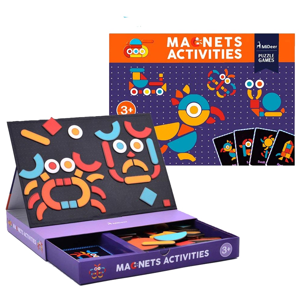 Mideer - Magnetic Imagination Puzzle Box with Activity Cards - Image 6