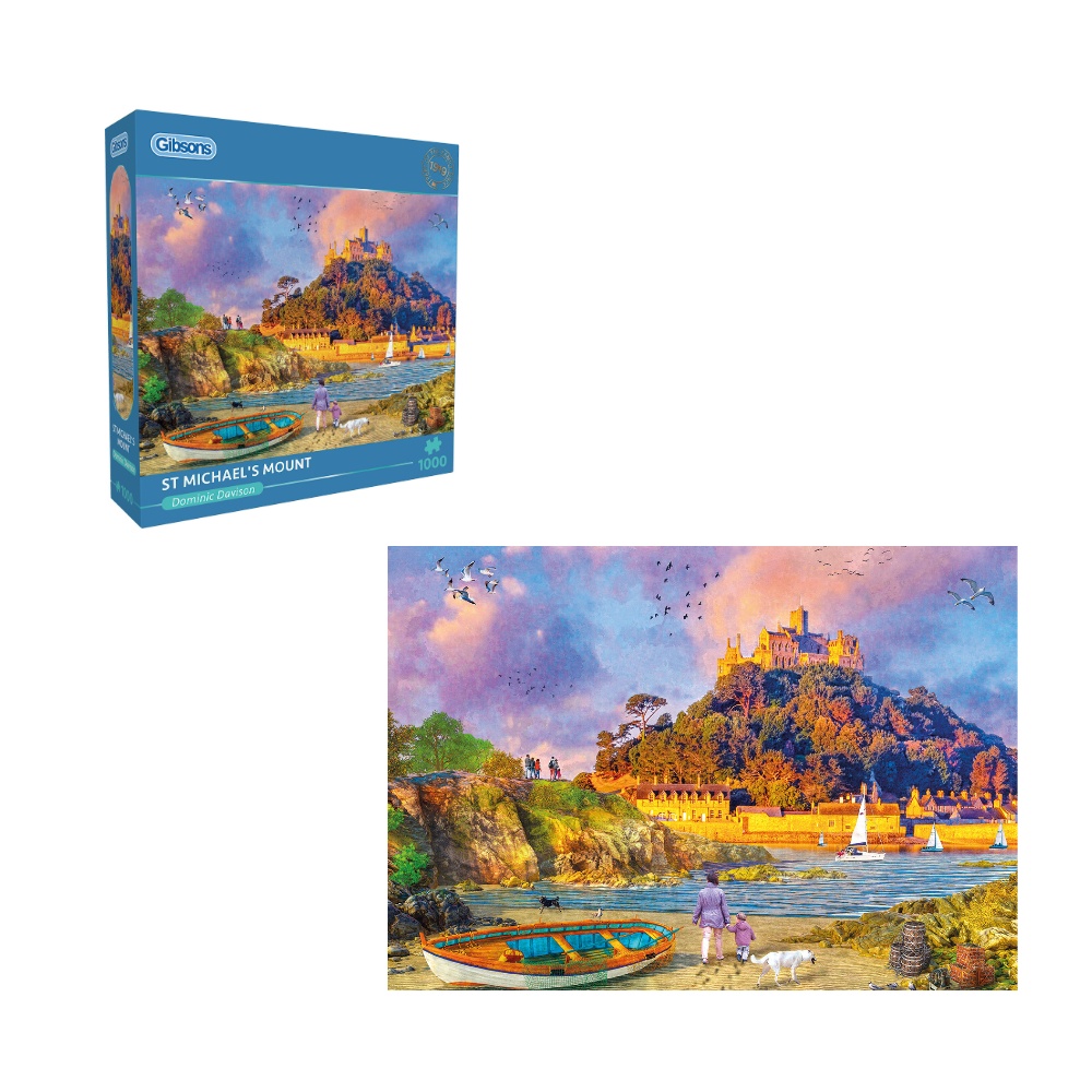 Gibsons - St Michael's Mount - 1000 Piece Jigsaw Puzzle - Image 5