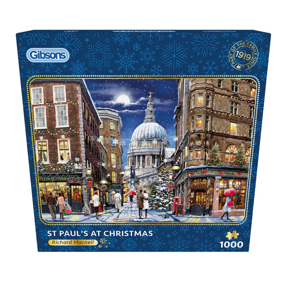 Gibsons - St Paul's at Christmas - 1000 Piece Jigsaw Puzzle - Image 7