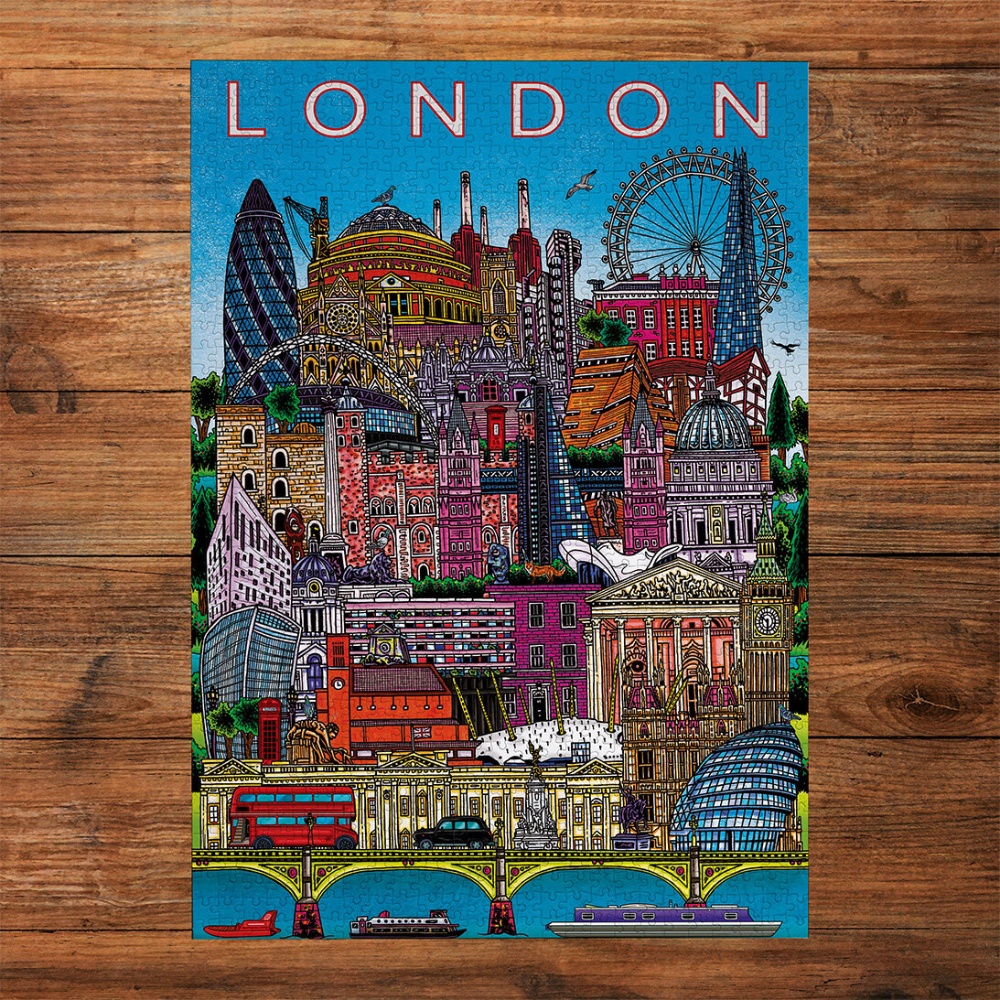 Gibsons - London Cityscape - 500 Piece Jigsaw Puzzle - Image 2