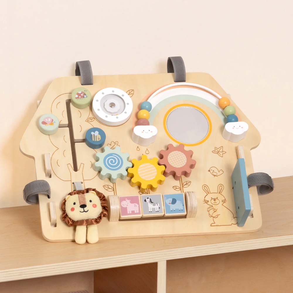 TookyToy - 2-in-1 Montessori Activity Busy Board - Image 5