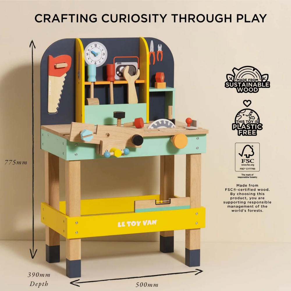 Le Toy Van - Alex's Toy Work Bench - Image 8