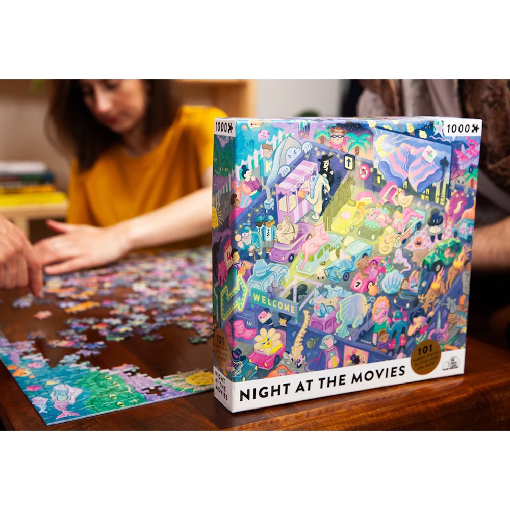 Big Potato Games - Night at the Movies - Family Puzzle - 1000pcs - Image 6