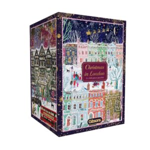 Gibsons - Christmas in London - 3 x 500 Piece Jigsaw Puzzles