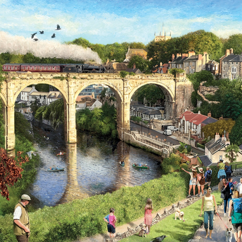 Gibsons - Knaresborough - 1000 Piece Jigsaw Puzzle - Image 4