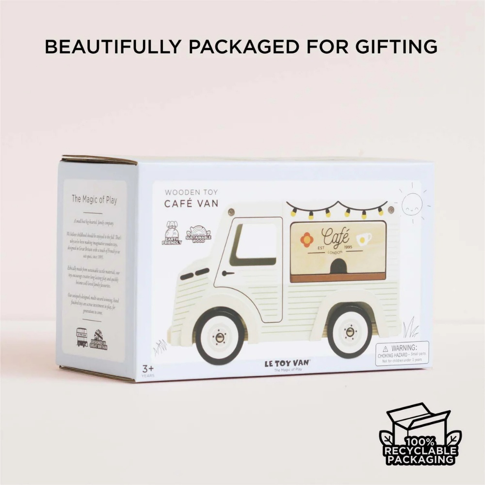 Le Toy Van - Wooden Mobile Café Van - Image 8