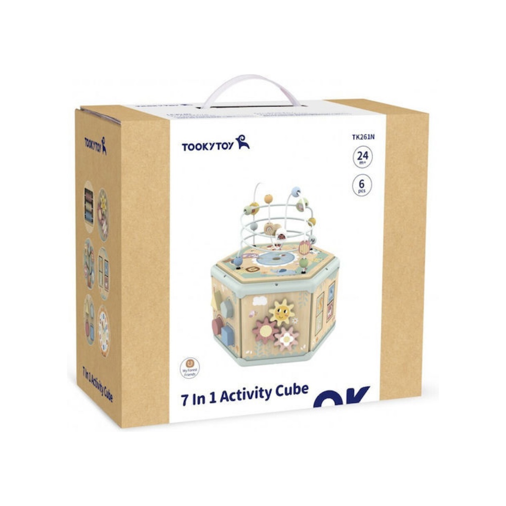 TookyToy - 7-in-1 Pastel Jumbo Play Cube Activity Toy - Image 8