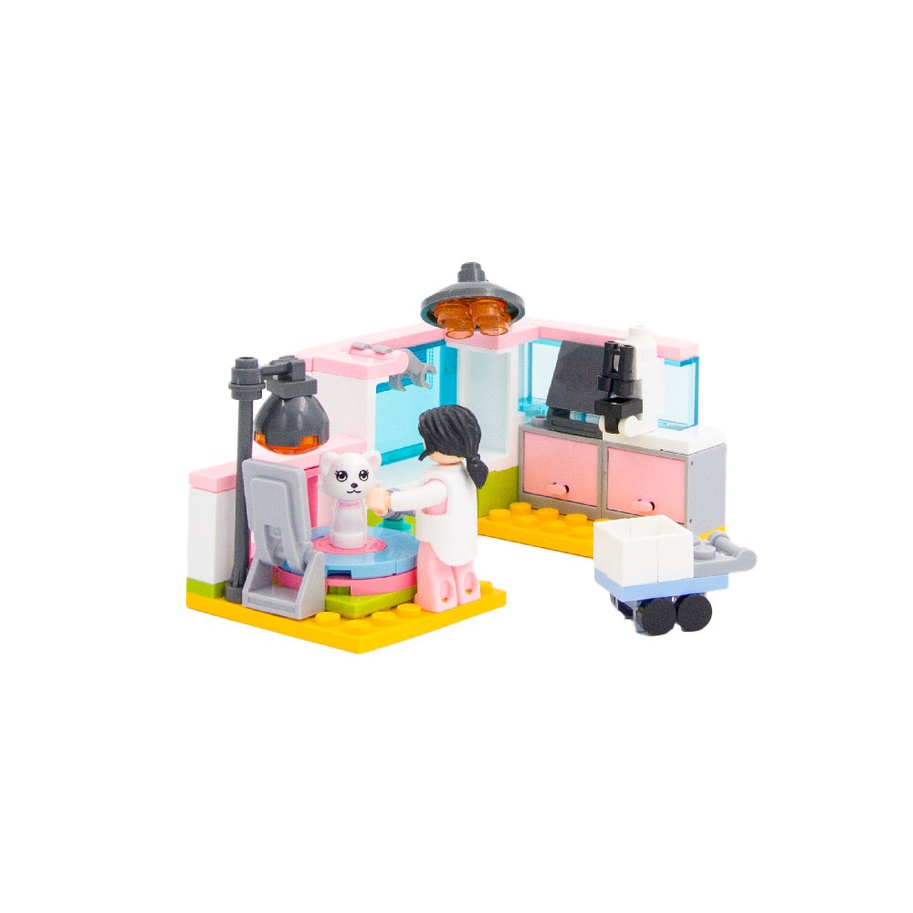 Sluban Building Set: Metropolis - Cute Pet Groomer - 103pcs - Image 4
