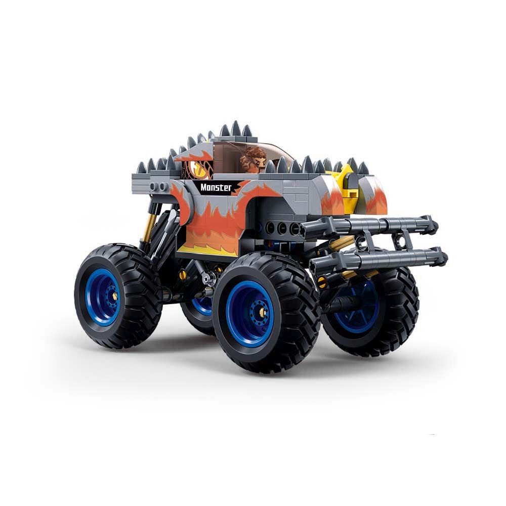 Sluban Building Set: Pull Back PowerBricks - Off Road Vehicle - 267pcs - Image 2