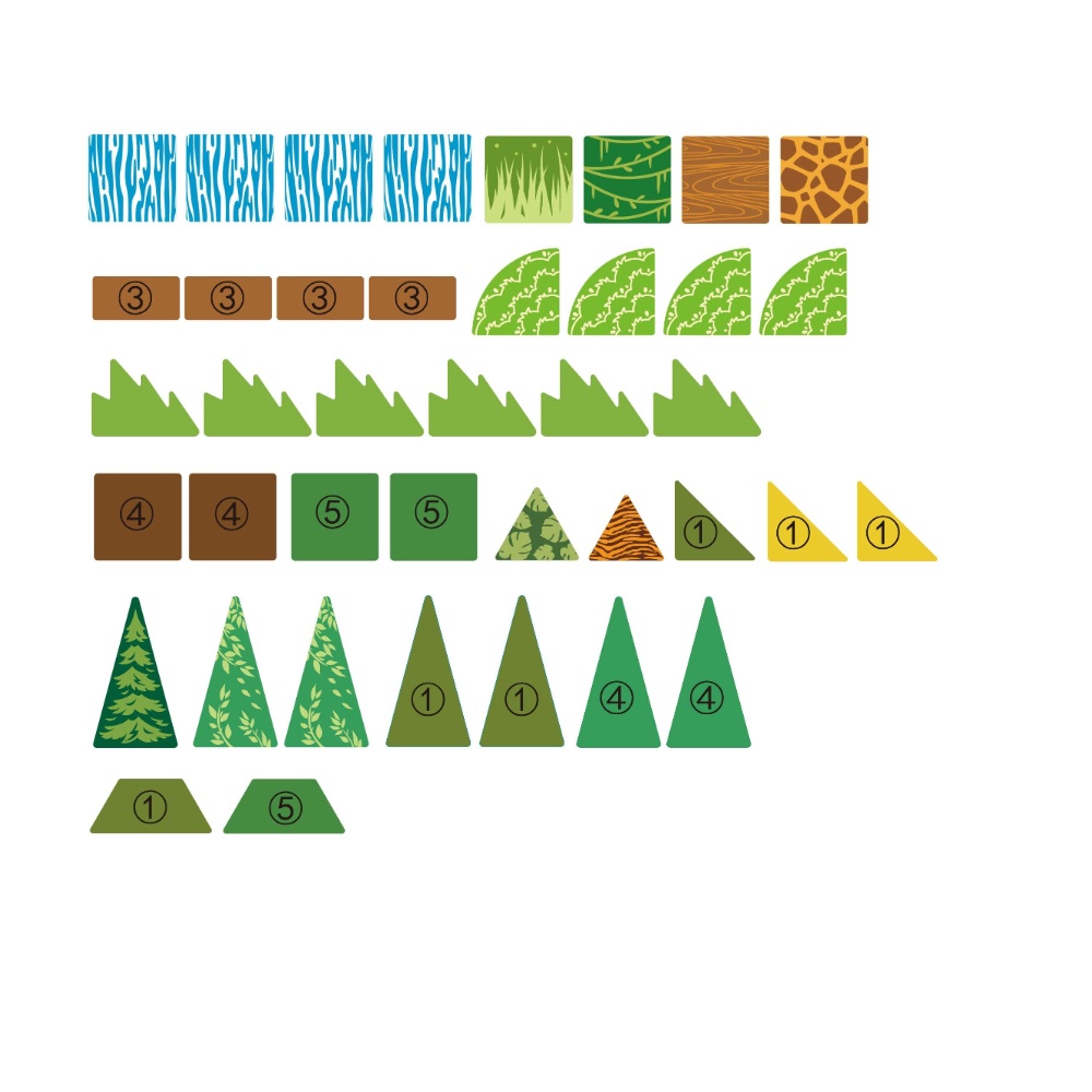 Magnetic Tiles - Wild Animals Set - 45 Pieces - Image 4
