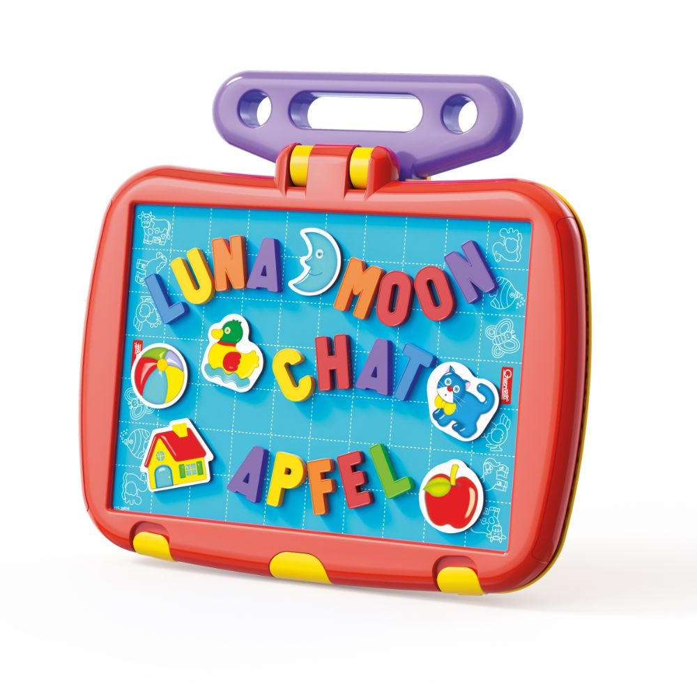 Quercetti - 2-in-1 Peg Board & Magnetic Board Set - Mosaic Art & Letter Play - Image 5