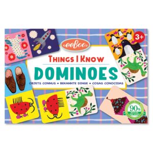 eeBoo - Things I Know Dominoes - Educational Matching Game for Kids -**