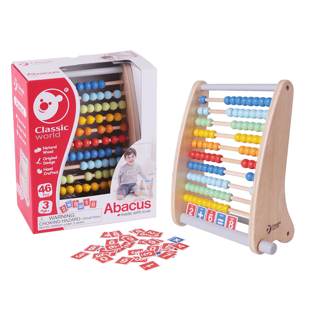 Classic World - Wooden 100 Bead Abacus - Image 5