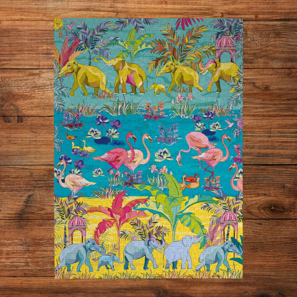 Gibsons - House of Turnowsky: Tropical Oasis - 1000 Piece Jigsaw Puzzle - Image 4