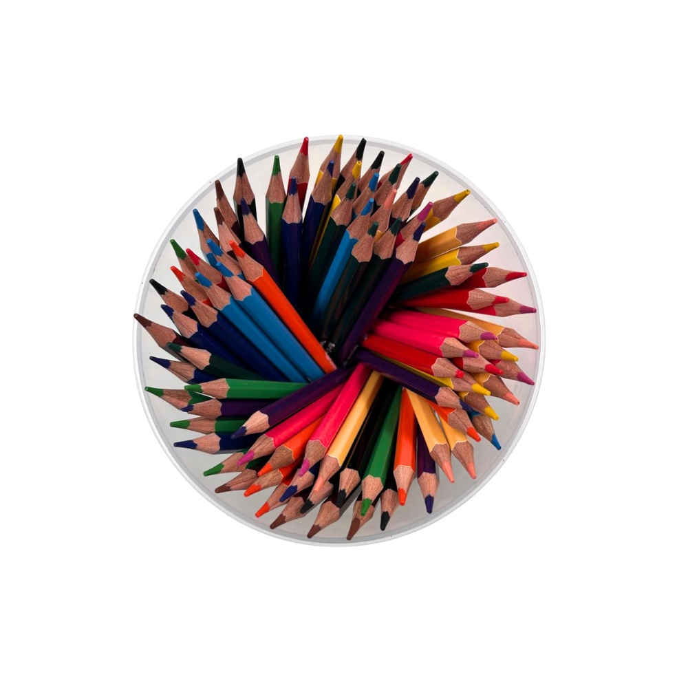 Toy Color - Junior Hexagonal Coloured Pencils - 3mm Lead Jar - 12 Colours - 84pcs - Image 3