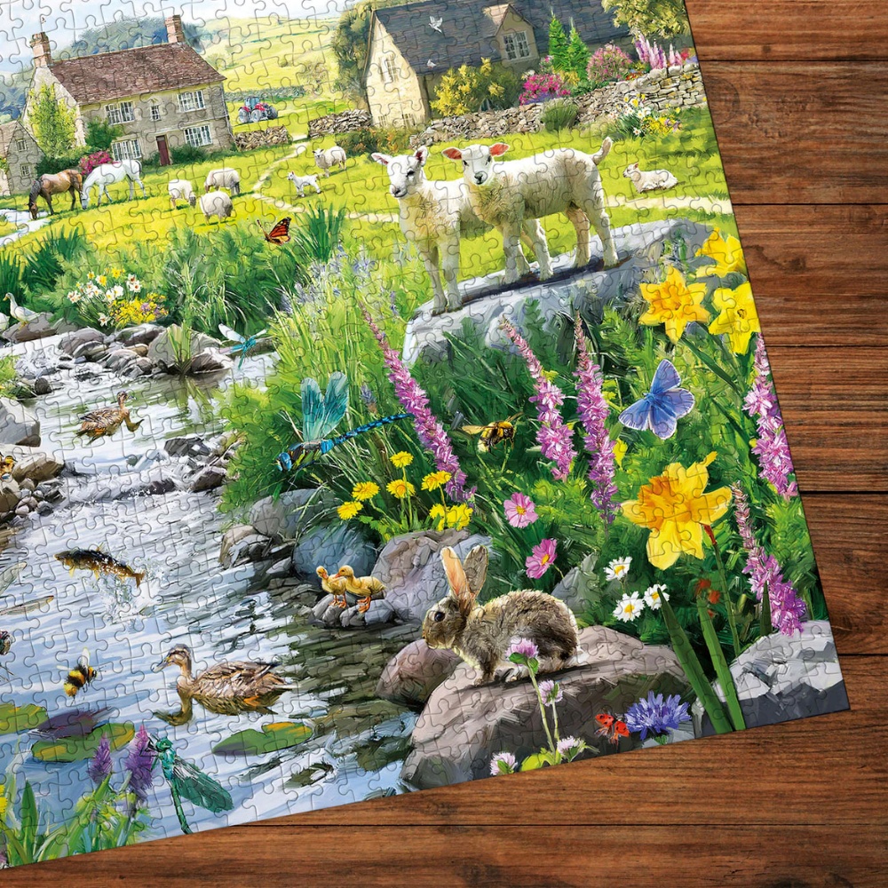Gibsons - Babbling Brook - 1000 Piece Jigsaw Puzzle - Image 4