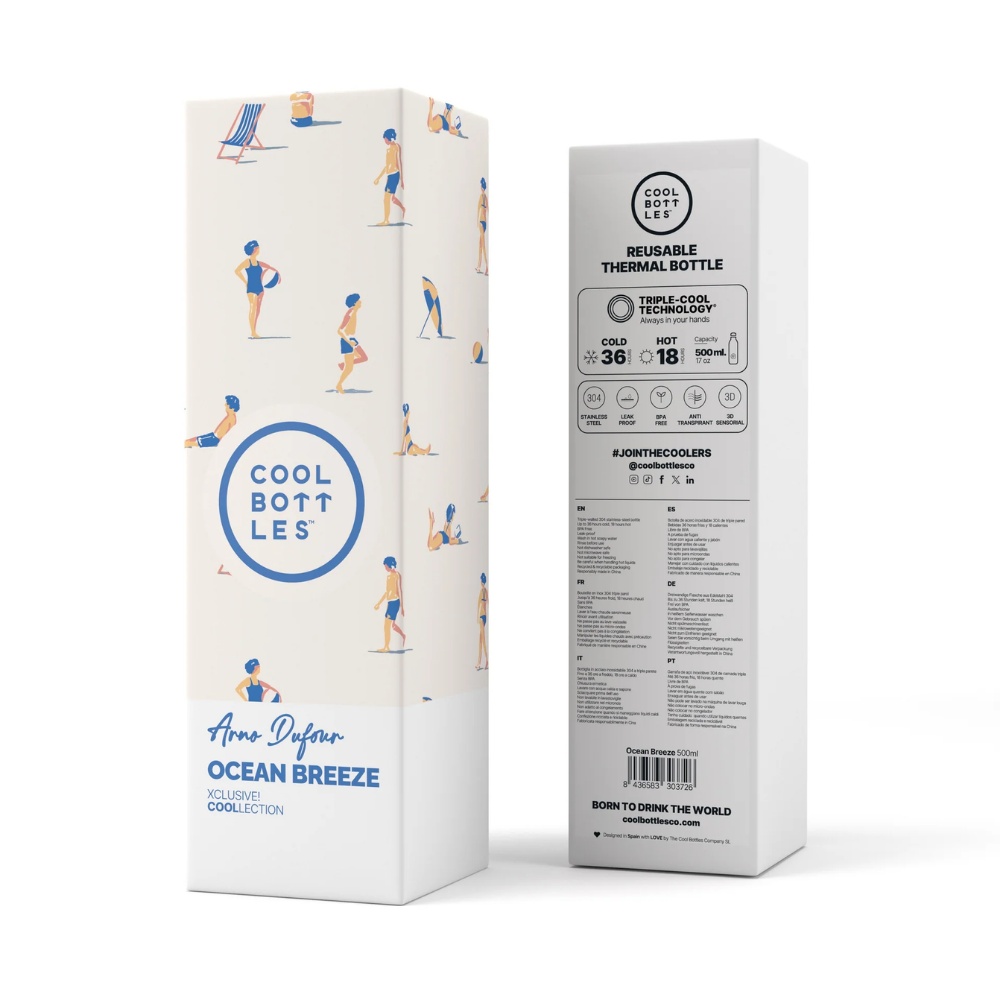 Cool Bottles - Triple-Insulated Water Bottle - Ocean Breeze 500ml - Image 5