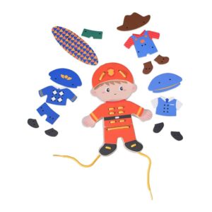 Classic World - 'My Job' Lacing Activity Set: Boy