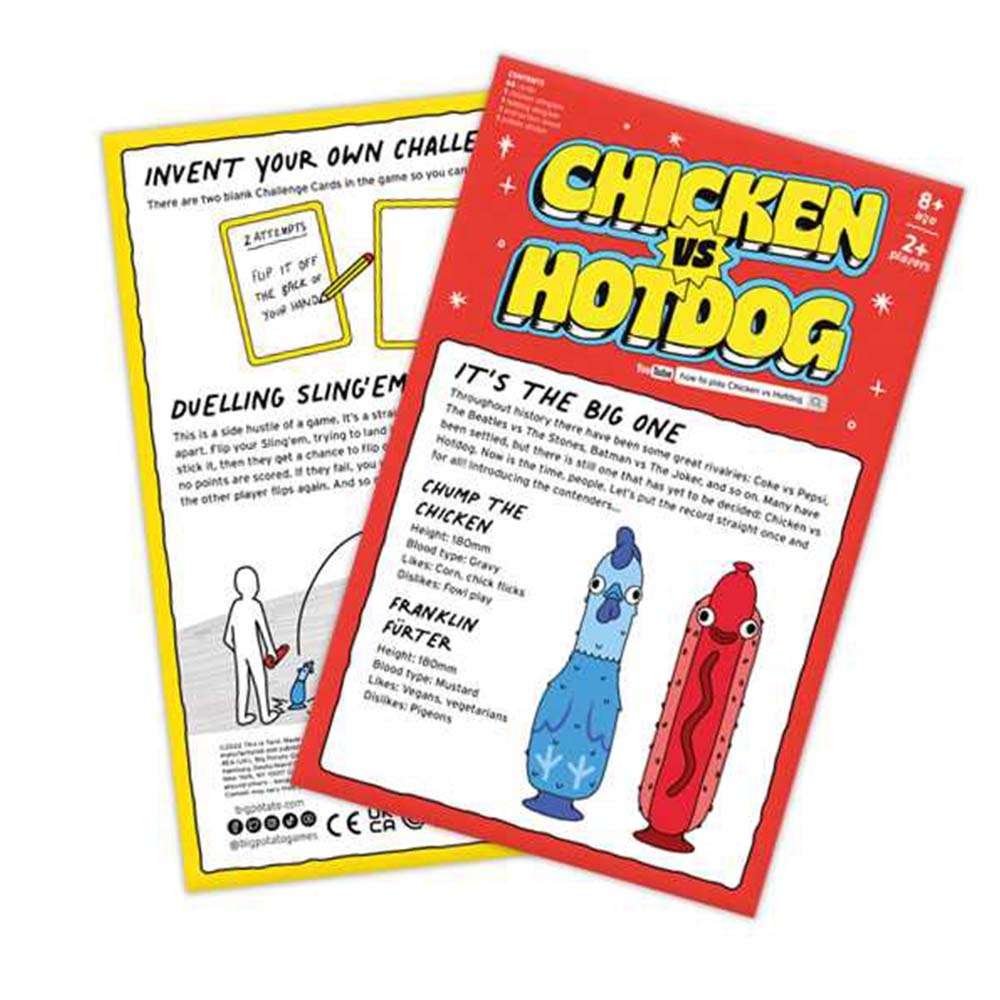 Big Potato Games - Chicken Vs. Hot Dog - Party Game - 2+ Players - Image 7