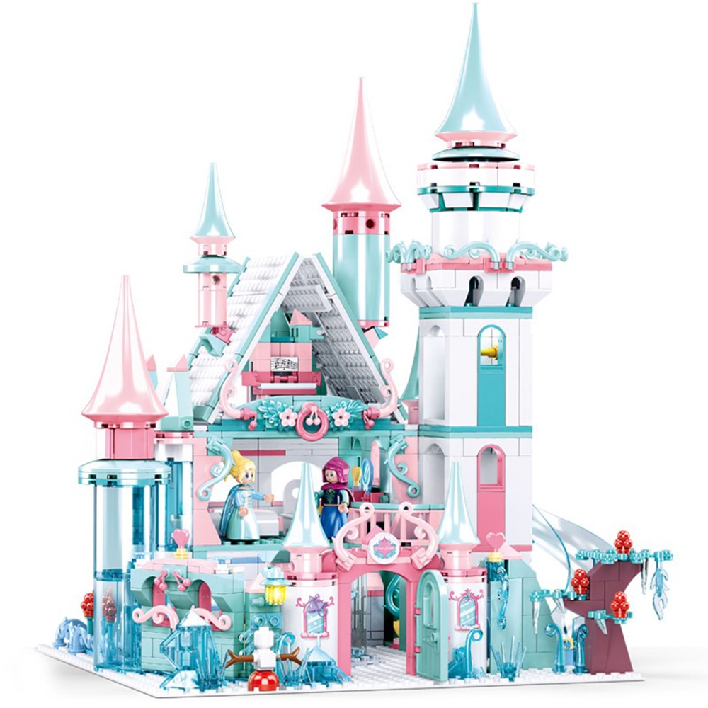 Sluban Building Set: Girls Dream - Fairy Tale of Winter - 1,324pcs - Image 2