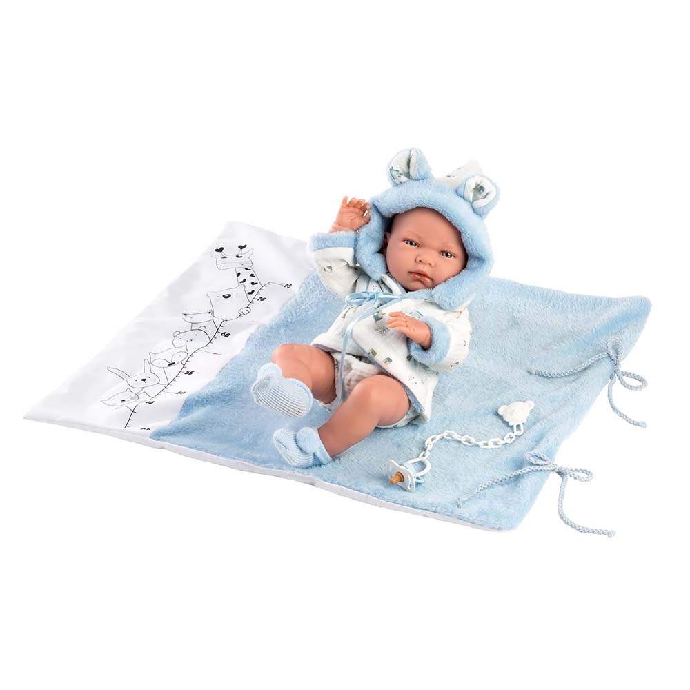 Llorens - Anatomically Correct Baby Boy Doll with Outfit & Changer: Nico - 40cm - Image 4
