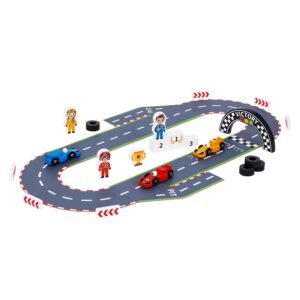 TookyToy - Pretend Play Formula 1 Car Racing Toy Set