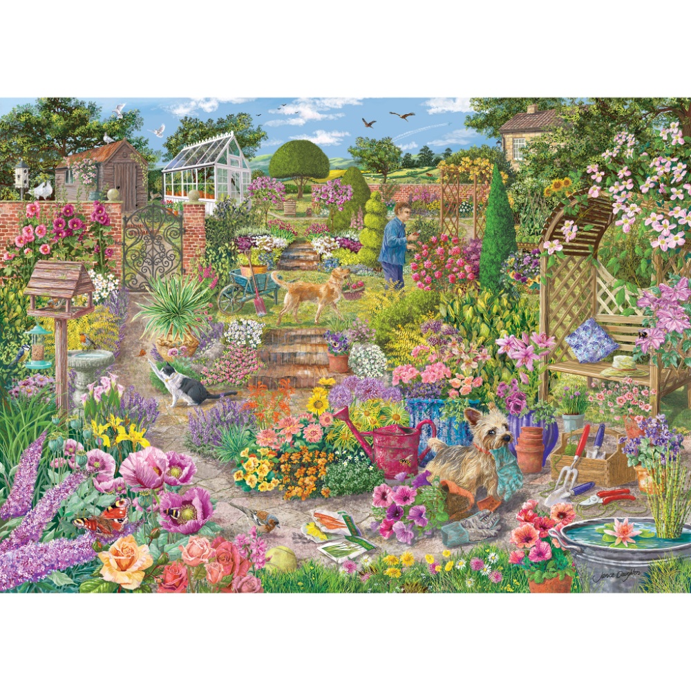 Gibsons - Garden in Bloom - 1000 Piece Jigsaw Puzzle - Image 2
