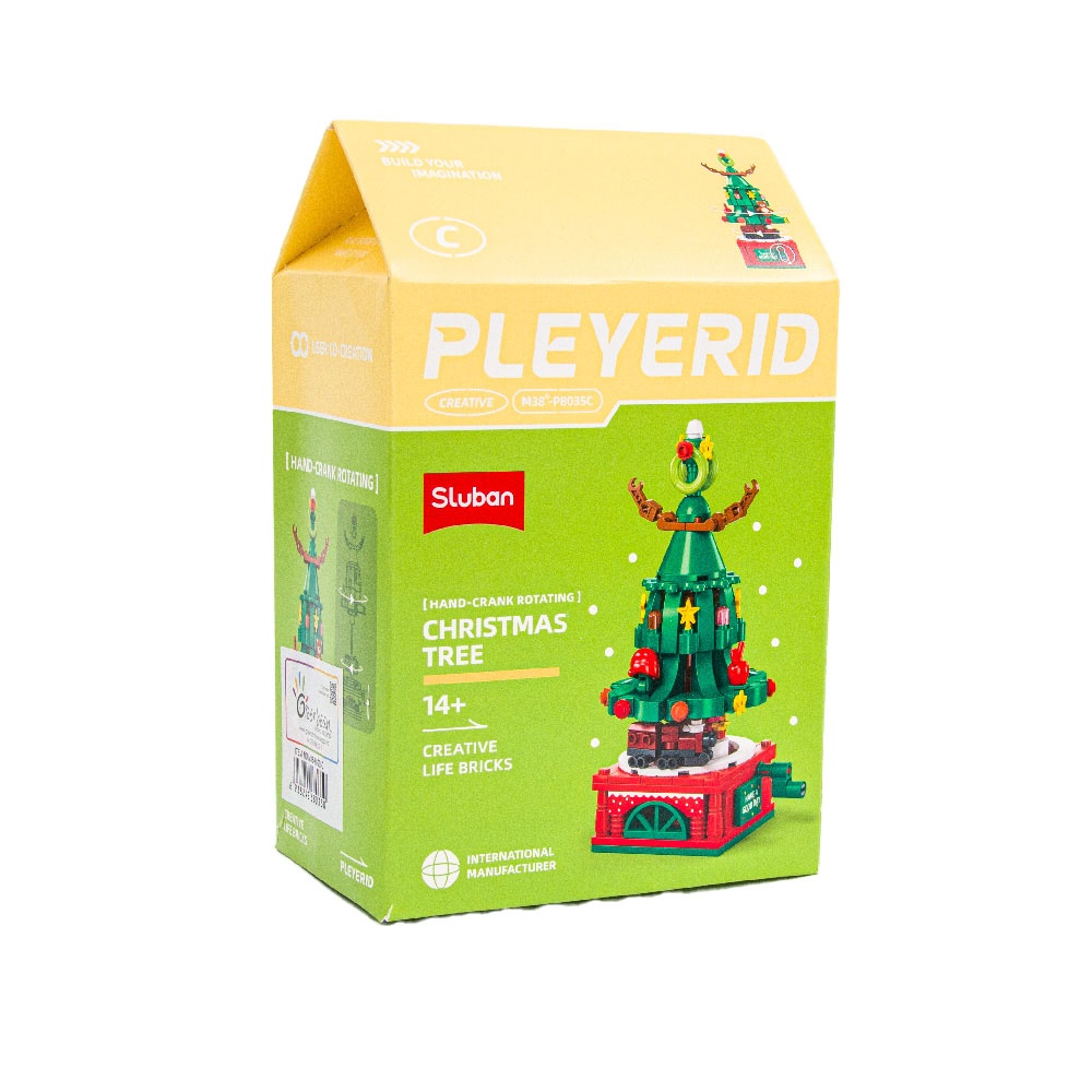 Sluban Building Set: Pleyerid - Green Christmas Tree - Image 4