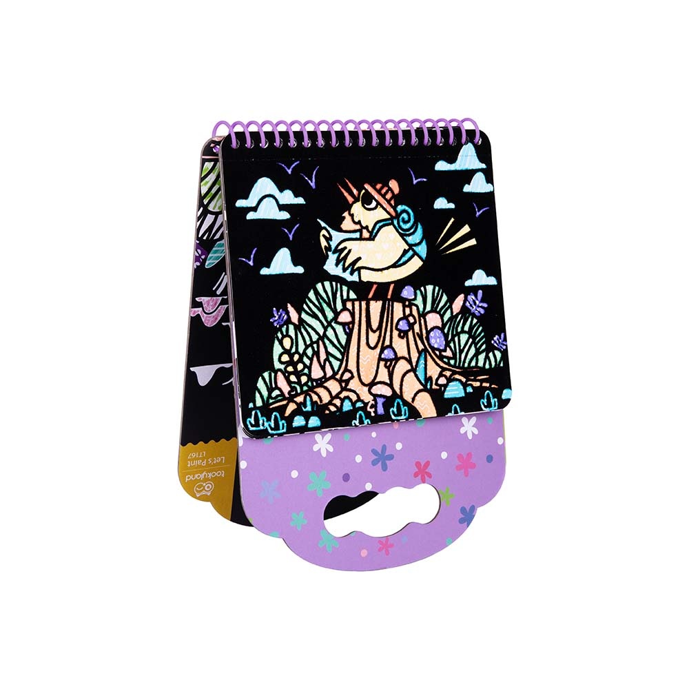 TookyToy - Velvet Coloring Kit - Animals-** - Image 3