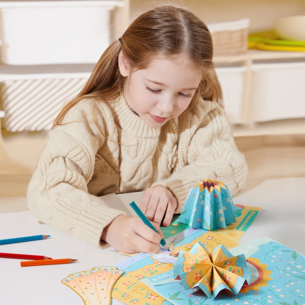Mideer - Paper Craft Colouring Cards - My Fashion Showcase - Image 2