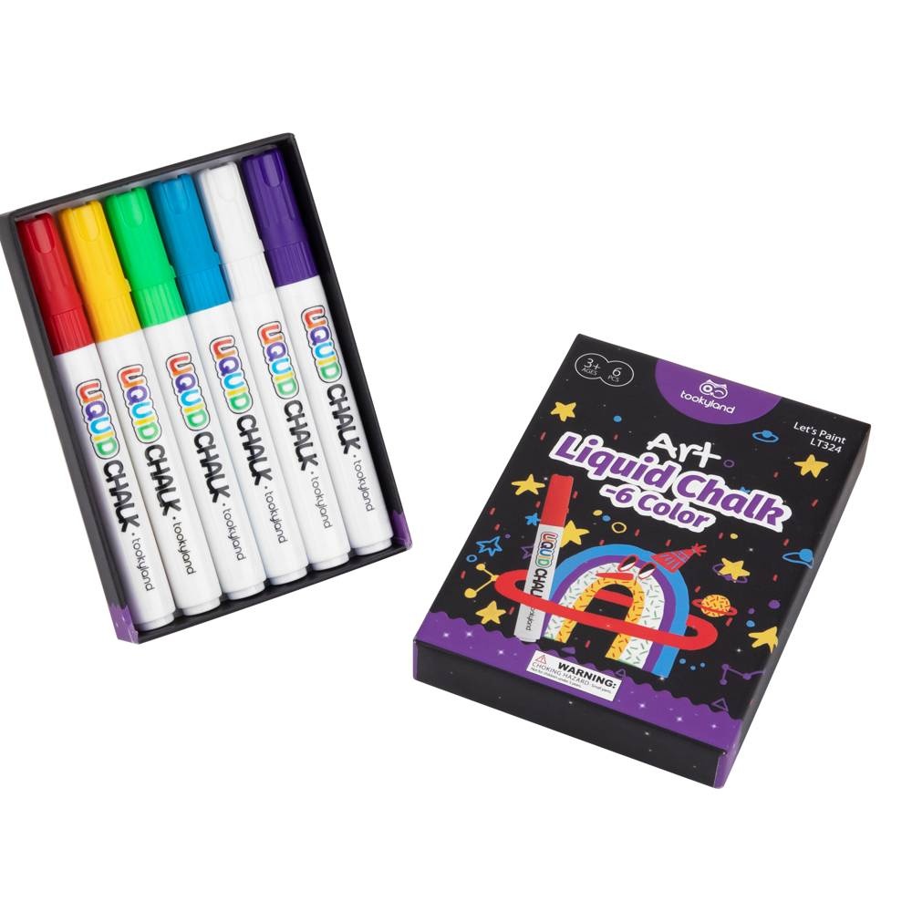 TookyToy - Liquid Chalk - 6 Colours - Image 2