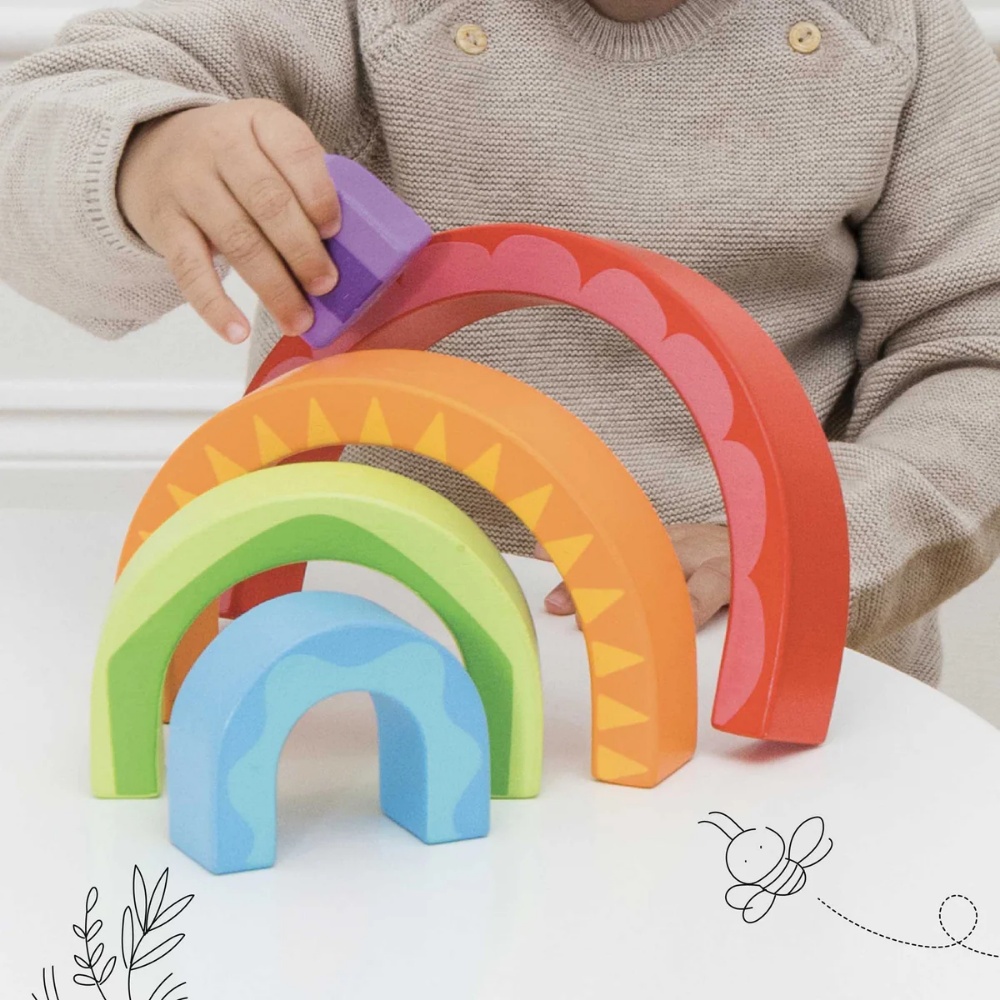 Le Toy Van - Rainbow Tunnel Toy - Image 5