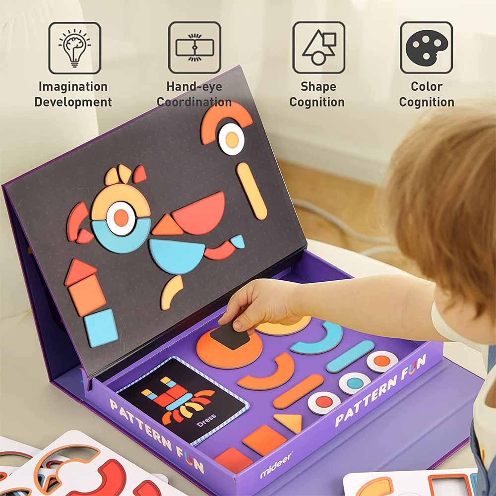 Mideer - Magnetic Imagination Puzzle Box with Activity Cards - Image 2