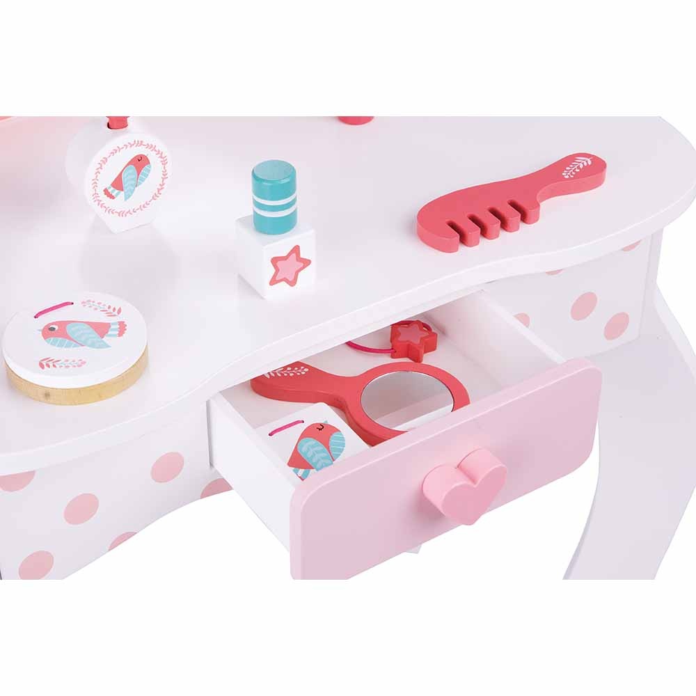 TookyToy - Kids Pretend Play Make-Up & Vanity Table Toy Set - Image 2