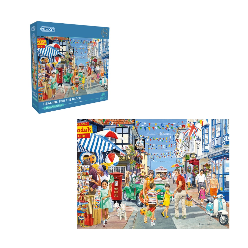 Gibsons - Heading for the Beach - 1000 Piece Jigsaw Puzzle - Image 5