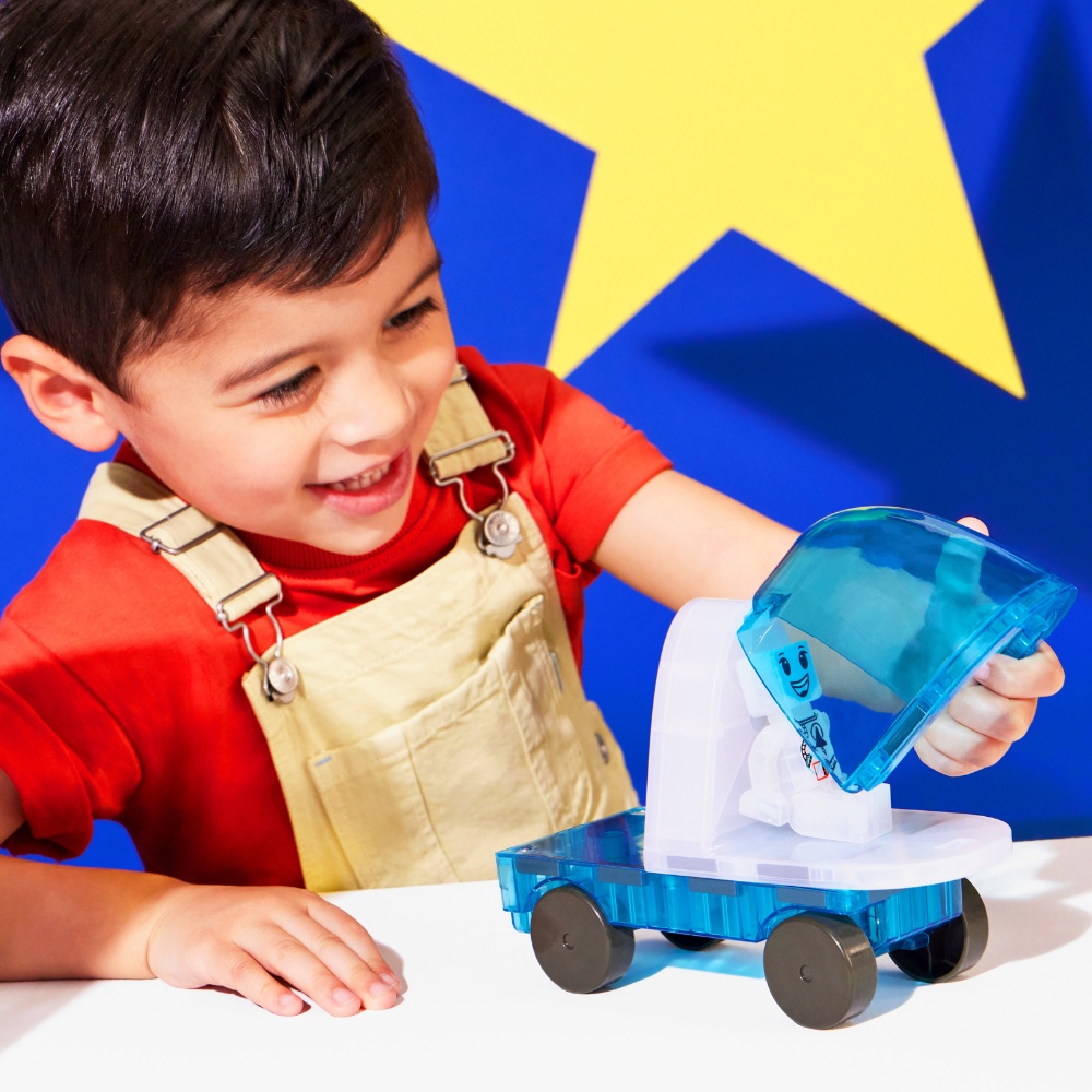 Magna-Tiles - Magnetic Construction Set - MagneticSpace - 32pcs - Image 3
