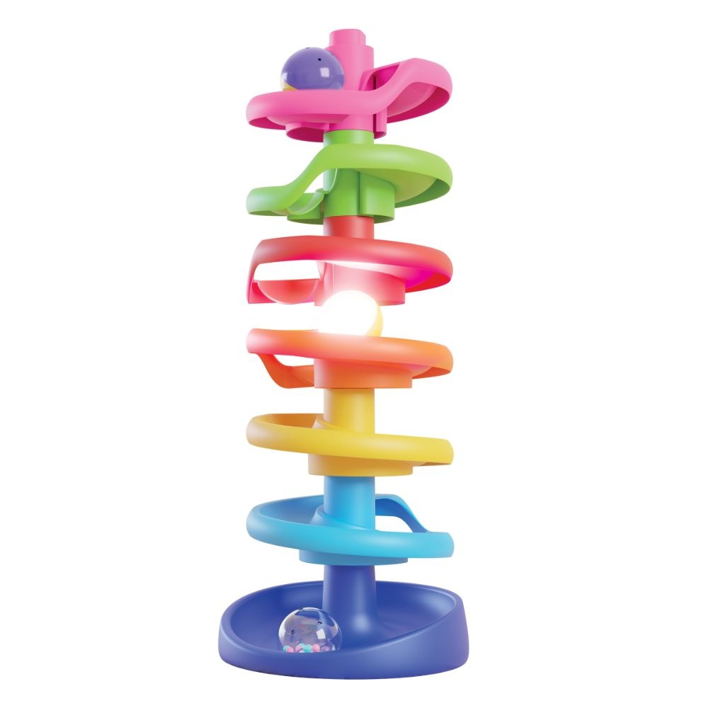 Quercetti - Spiral Tower Brightball: Swirling Ball Run - Image 2